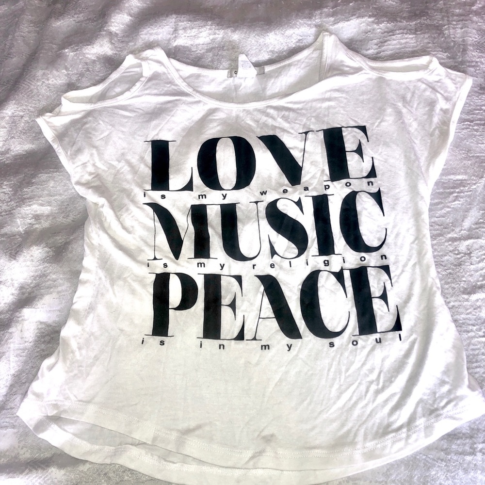 Vintage off shoulder size small